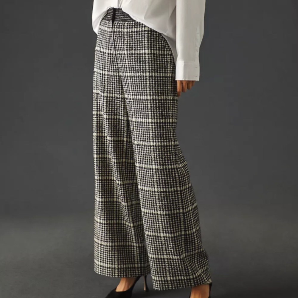 Exquise Plaid Trousers